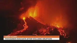 Thousands evacuate after Spanish volcano erupts