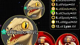 [Agario Mobile]. Duo takeover #3.gameplay With Sharex.