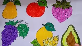 Easy Fruit Drawing Tutorial | Step by Step for All Ages 🍓✏️