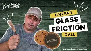 Glass Turkey Friction Call Demo | Handmade Cherry Wood and Glass Turkey Pot Call