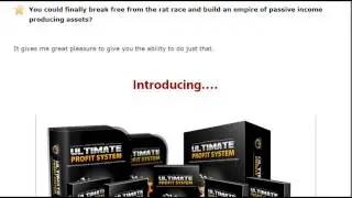 Ultimate Profit System: An Inside Look