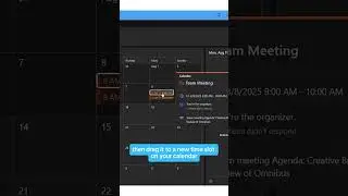 How to duplicate Outlook meetings instantly ⚡#msoutlook #outlook #email