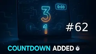 Showing the timer when starting the level in Maze Rush | 100 Days Challenge #62 🚀
