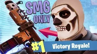SMG ONLY CHALLENGE!! - FORTNITE BATTLE ROYALE!!