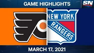 NHL Game Highlights | Flyers vs. Rangers &ndash; Mar. 17, 2021