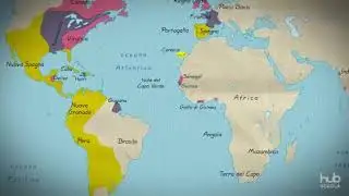 Carta animata - Gli Imperi coloniali nel Settecento