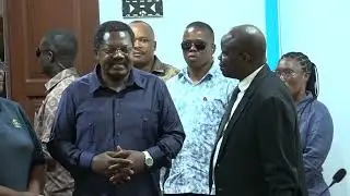 DK NCHIMBI AKIKAGUA UKARABATI WA JENGO LA OFISI YA MAKAMU WA RAIS