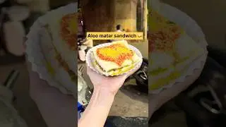 Aloo matar sandwich 🥪 in Gujrat Ahmedabad,khadiya! #udifoodiee #food #streetfood #sandwich