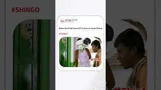 When a thief tries to sneak around&hellip; but Shingo CCTV sees EVERYTHING! 🤣