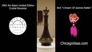 I Dream Of Jeannie Bottle is actually Jim Beam Decanter - Buy It Now