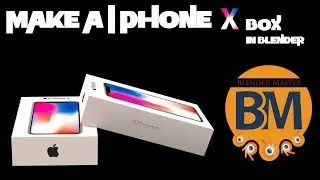 Blender Tutorial | How to make a I PHONE X Box