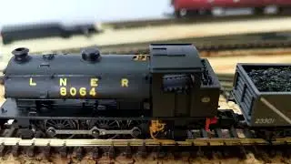 Slow Speed Running of N-Gauge train on the DC Co-Pilot System from M.R. Innovations.
