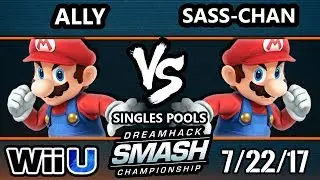DHATL17 Smash 4 - C9 | Ally (Mario) Vs. Sass-Chan (Mario) - WiiU Singles Pools - Smash Wii U