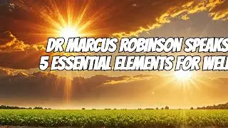 5 Essential Elements thriving Health & Wellness Interview w'  Dr. Marcus Robinson on  Holding Court