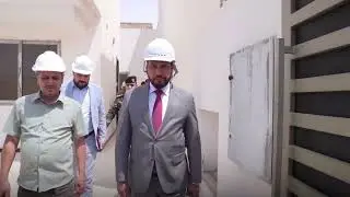 بالفيديو || مشروع إنشاء مجمع العزة السكني في المحافظة للاطلاع على نسب الإنجاز ومراحل التنفيذ