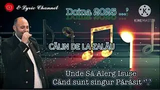 Călin de la Zalău 🔴 Unde să Alerg Isuse Când sunt singur Părăsit!