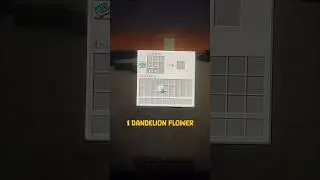 How to get The Golden Dandelion! #ytshorts  #minecraft #shortsfeed