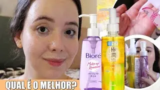 Resenha + Comparação Cleansing Oil Bioré e Hada labo (Tudo sobre Cleansing Oil)
