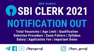 SBI Clerk (JA) Recruitment 2021 OUT | Complete Details | Vacancies | Age Limit | Qualification