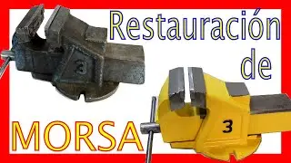 Restauro una MORSA - tornillo de BANCO - 