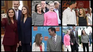 💚🩵💛Such a Cute And Romantic Couple Of Spain||Queen Letizia And King Philip iconic look