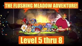 Angry birds 2 king pig panic! #level 5-8 gameplay 