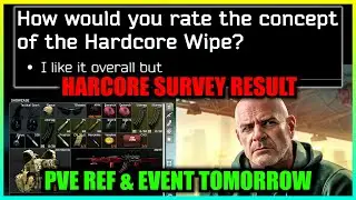 PVE REF and New Event (?) Tomorrow & Promo Code and HC Survey Results