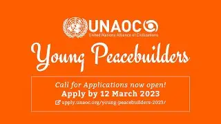 Young Peacebuilders thank UNAOC | #UNAOCyouth