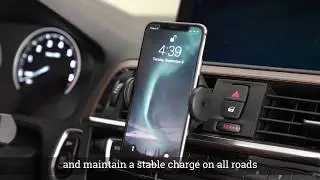 Hudly 10W Fast Wireless Car Charger Mount