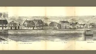 St  Augustine Florida 1855 Panoramic Bird's Eye View Map 7476