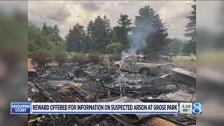 Reward offered for information on suspected arson at Grose Park