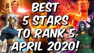 Best 5 Star Champions To Rank 5 April 2020 - Marvel Contest of Champions