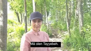 Tayyebeh viihtyy luonnossa
