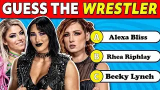 Guess the WWE Women Wrestlers by their Picture 👩💪👊 | 99.9% Fail Wrestling Quiz | Geek Quizdom