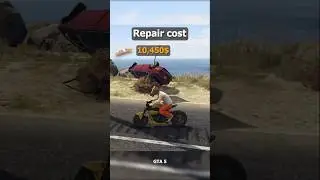 The power of leg | how much the repair cost 💵 | #gta #gta5 #gaming #trending #shorts