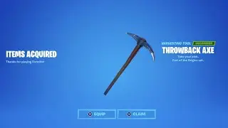 *NEW* FREE THROWBACK PICKAXE..! (Fortnite Showcase)