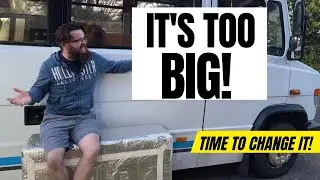 TOO BIG! Switching Our Van Conversions Water Tank for Custom Underslung Solution