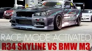 🐒 R34 SYLINE DESTROYS BMW M3 - RACE MODE ACTIVATED