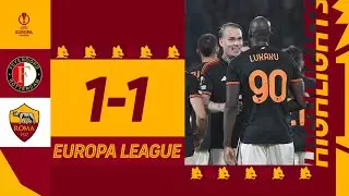 💪 LUKAKU | FEYENOORD 1-1 ROMA | EUROPA LEAGUE HIGHLIGHTS