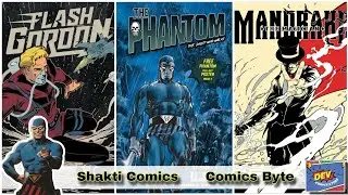Phantom, Mandrake And Flash Gordon Box Set By Shakti Comics | Comics Byte Unboxing And Reviews