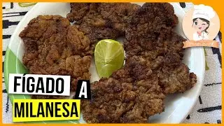 BIFE DE FÍGADO A MILANESA | Uma nova maneira de preparar fígado | Receitas do Dia