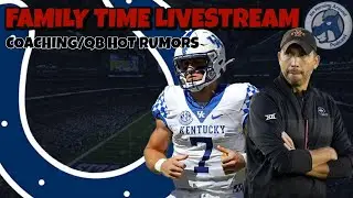 Family Time:  Indianapolis Colts vs LA Chargers + More Coaching Rumors