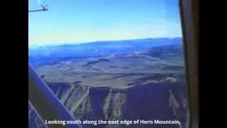November 8, 2014 Flight over part of Wasatch Plateau.