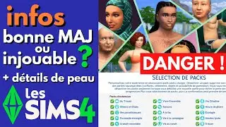 BONNE mise &agrave; jour 👍 ou jeu INJOUABLE ? 😱 Les Sims 4