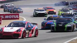 KohR Motorsports Ford Mustang GT4 #59 at Laguna Seca 2018