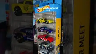 Car Meet Hot Wheels 5 Pack #corvette #chevy #mustang #mustanggt #bmw #cops #datsun #510 #hotwheels