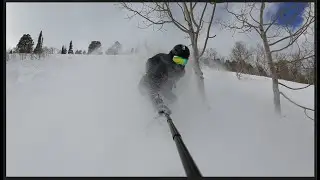 SNOWBOARDING UTAH - POWDER MOUNTAIN - ASMR