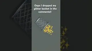 Put glitter in the comments!!! Maybe get an umbrella too!