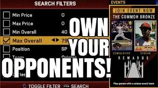 BEST BRONZE EVENT TIPS! MLB THE SHOW 17 EVENTS STRATEGY
