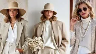 Весна-лето 2026 от Ralph Lauren: Нежный серо-бежевый и жемчужный цвета &ndash; сдержанная роскошь в ули...
